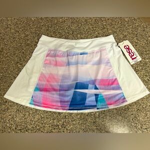 NWT Rese Activewear Multicolor Pickleball Tennis Golf Skort Women’s Size Large